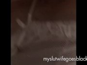 MYSLUTWIFEGOESBLACK slutty wife in white dress and red high heels for bbc 11/16