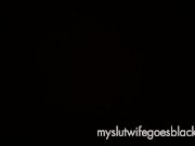 MYSLUTWIFEGOESBLACK slutty wife in white dress and red high heels for bbc 6/16