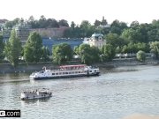 Glamkore  Ani Blackfox gets a sensual DP in a lux hotel room 1/16