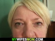 Taboo sex with busty old mother-in-law 7/16