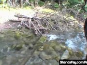 Horny HouseWife Shanda Fay Slobbers On Cock In Mountains! 6/16