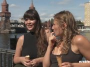 Black and Lindsey Lick Ice Cream then Each other 10/16