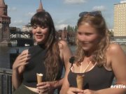 Black and Lindsey Lick Ice Cream then Each other 6/16