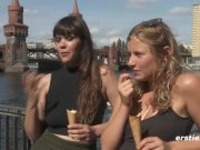 Black and Lindsey Lick Ice Cream then Each other 8/16