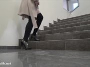 Shocking real boss by stripping at real job interview 2/16