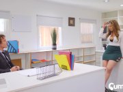 CUM4K MULTIPLE DRIPPING creampies with office secretary Lena Paul 2/16