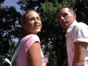 HUNT4K. Guy offered cash for opportunity to fuck beauty at his place 1/16