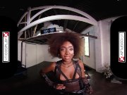 VRCosplayXcom Ebony Babe Domino Testing Your Superpowers In Deadpool XXX 2/16