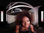VRCosplayXcom Ebony Babe Domino Testing Your Superpowers In Deadpool XXX 4/16