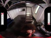 VRCosplayXcom Ebony Babe Domino Testing Your Superpowers In Deadpool XXX 7/16