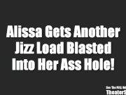 Petite Pale Party Chick GangFucked in Porno Theater 16/16