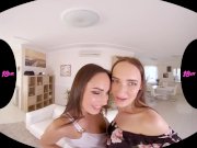 18VRcom Anal Threesome With Two Stepsisters Lilu Moon And Sasha Sparrow 2/16