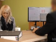 LOAN4K. Angelface with perfect teen body pays with sex for her bills 1/16