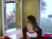 Julia Ann teaches her adorable step daughter to ride cock 2/16