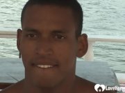 Enjoying a boat ride on his hard pecker 1/16