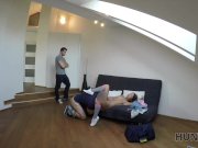 HUNT4K. Cuckold let girlfriend have sex for money with another guy 12/16