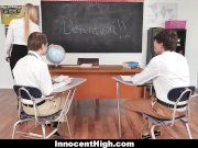 InnocentHigh - Teacher Fucks Students in Detention 3/16