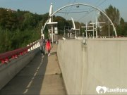 Sexy brunette loves to get fucked outdoors hard 1/16