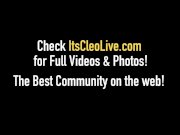 Freckled Cam Cutie Its Cleo Blows & Bangs Pizza Tim! 1/16