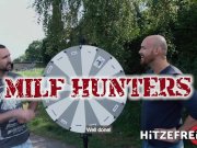 HITZEFREI Tattooed short haired MILF Lady Kinky Cat takes a big dick 1/16