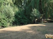 Grandpa 70 years old fucks young 18 yo girls licks pussy and cums on tits 3/16