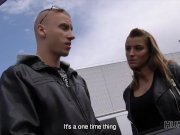 HUNT4K. Rich man paid a lot of money to get inside chick's bald twat 4/16