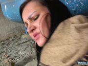 Public Agent Sexy tight tattooed body fucked in empty building by big dick 13/16