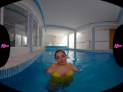 18VRcom Latina Teen Diana Rius Enjoys Your Pool And Hard Dick 1/16