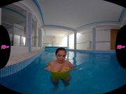 18VRcom Latina Teen Diana Rius Enjoys Your Pool And Hard Dick 2/16