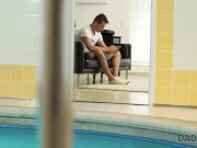 DADDY4K. Dad fucks son's beautiful mistress Victoria Daniels on couch 2/16