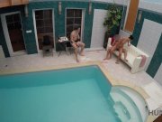 HUNT4K. Hunter picked up slut Anna Rose for nice sex in private pool 12/16
