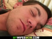 Cock-hungry motherinlaw seduces him 5/16