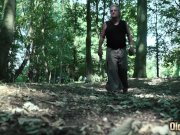 Sexy young redhead seducing grandpa and has incredible sex with him 2/16