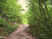 Naked on a hang bridge 14/16