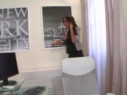 Horny Office Workers Ava Koxxx & Sandra Star Have Big Breast Sex Threesome 2/16