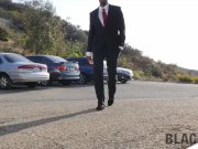 BLACK4K. Teen plays with vibrator and then with big black boner 2/16