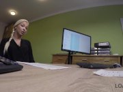 LOAN4K. First porn casting of Karol in office of loan manager 7/16