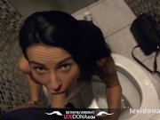 Lexidona - I almost get caught sucking cock in the toilet 9/16