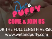 Wetandpuffy - Hot blonde orgasms hard with a glass dildo! 15/16