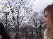 HUNT4K. Redhead always wanted to try sex for money with stranger 8/16