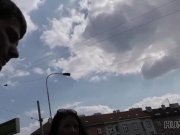 HUNT4K. Good-looking chick couldn't say no to handsome guy with cash 4/16