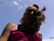 HUNT4K. Quiet spot was perfect for guy to fuck young slut for money 16/16