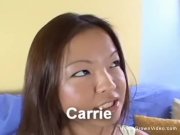 Asian amateur cutie masturbating then sucking and fucking 1/16