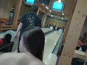 HUNT4K. Cuckold allows guy please his cute GF right in bowling club 11/16