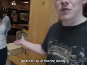 HUNT4K. Cuckold allows guy please his cute GF right in bowling club 6/16