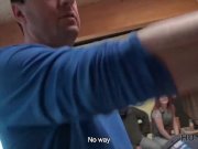 HUNT4K. Cuckold allows guy please his cute GF right in bowling club 7/16