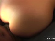 Pretty blonde sucking dick and riding too 10/16