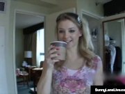 Sexy Sunny Lane Sucks Cock & Plays With Her Tight Pussy POV! 3/16