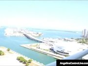 Cuban BBW Angelina Castro Gets Mouth & Muff Fucked! 1/16