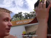 HUNT4K. Beautiful girl nicely assfucked for money in public park 7/16